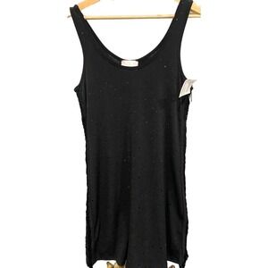 Romeo & Juliet - little black short dress, fringe ribbon women's size Medium